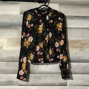 Dynamite Floral Blouse